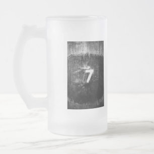 Taza De Cristal Esmerilado afortunado por la suma