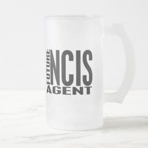 Taza De Cristal Esmerilado Agente futuro de NCIS