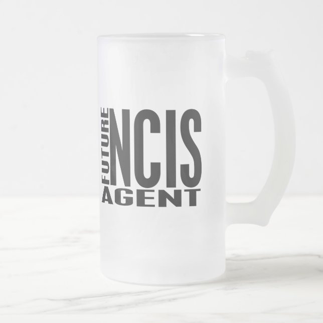 Taza De Cristal Esmerilado Agente futuro de NCIS (Derecha)