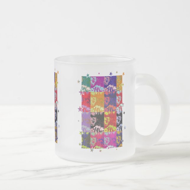 TAZA DE CRISTAL ESMERILADO AGUA (Derecha)