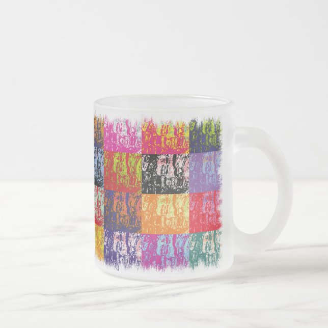 TAZA DE CRISTAL ESMERILADO AGUA (Derecha)