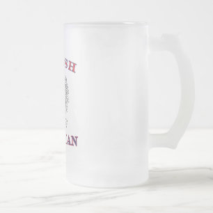 Taza De Cristal Esmerilado Águila blanca polaca