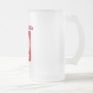 Taza De Cristal Esmerilado Águila del Orgullo Polaco
