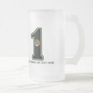 Taza De Cristal Esmerilado Agujero en un Personalizable