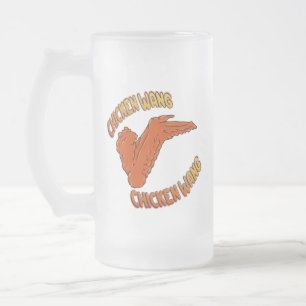Taza De Cristal Esmerilado Ala de pollo Escarcha de vidrio