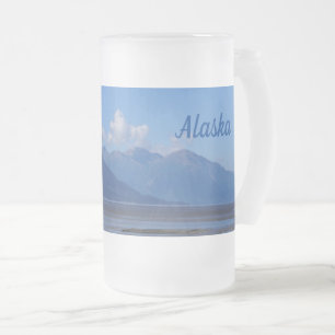 Taza De Cristal Esmerilado Alaska Beauty Frost Glass Beer Mug