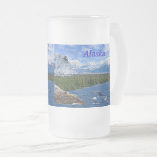 Taza De Cristal Esmerilado Alaska Frosted Glass Mug
