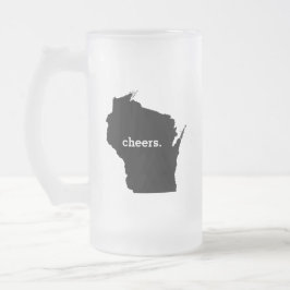 Taza De Cristal Esmerilado Alegrías en Wisconsin