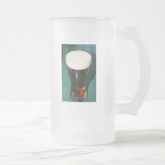 Taza De Cristal Esmerilado ¡Alegrías para las CERVEZAS!