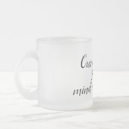 Taza De Cristal Esmerilado Alentar