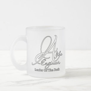 Taza De Cristal Esmerilado Alfa Engineer