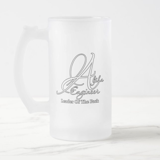 Taza De Cristal Esmerilado Alfa Engineer (Izquierda)