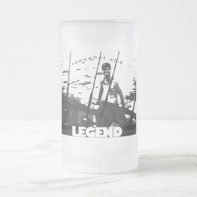 Taza De Cristal Esmerilado Algo de una leyenda (Centro)