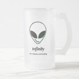 Taza De Cristal Esmerilado Alien Infinity Plus