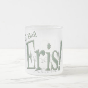 Taza De Cristal Esmerilado All Hail Planet Eris