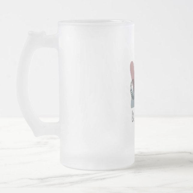 Taza De Cristal Esmerilado Alma salvaje (Izquierda)