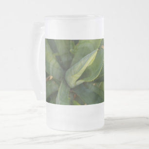Taza De Cristal Esmerilado Aloe Vera Frosted Glass Mug