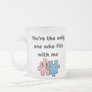 Taza De Cristal Esmerilado Ama