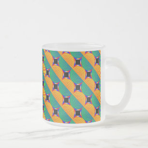 Taza De Cristal Esmerilado Amanecer digital por Kenneth Yoncich