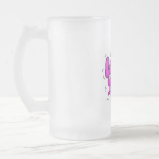 Taza De Cristal Esmerilado Amar