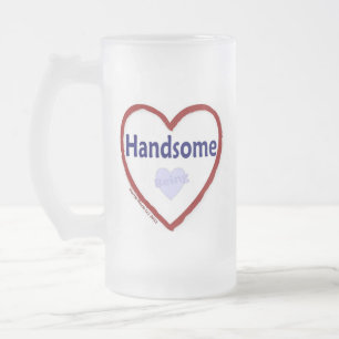 Taza De Cristal Esmerilado Amar ser guapo