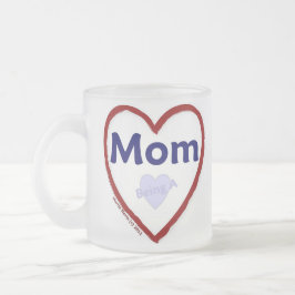 Taza De Cristal Esmerilado Amar Ser Mamá