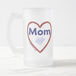 Taza De Cristal Esmerilado Amar Ser Mamá