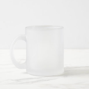 Taza De Cristal Esmerilado Amo A La Pegatina De Pi - Diseño De Matemáticas Y 