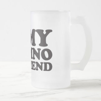 Taza De Cristal Esmerilado Amo a mi novio filipino