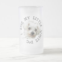 Amo a mi pequeño perro blanco - Maltés