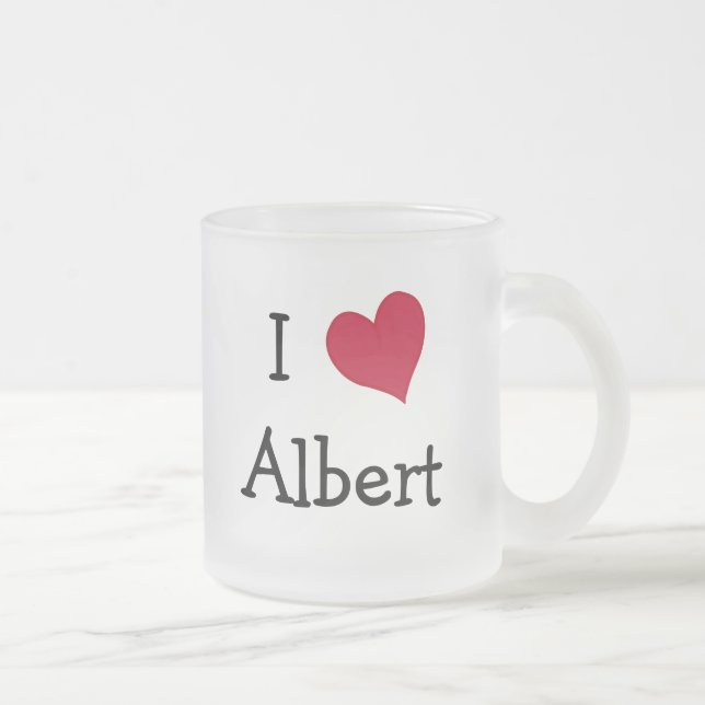 Taza De Cristal Esmerilado Amo Albert (Derecha)