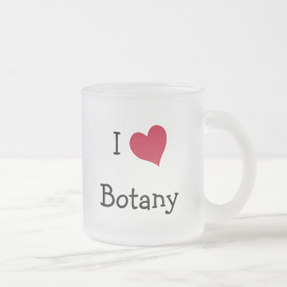 Taza De Cristal Esmerilado Amo Botany