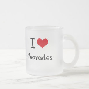 Taza De Cristal Esmerilado Amo charadas