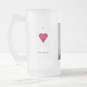 Taza De Cristal Esmerilado Amo Dubai