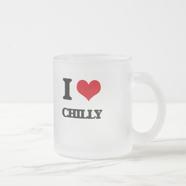 Taza De Cristal Esmerilado Amo frío (Derecha)