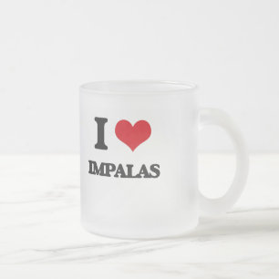 Taza De Cristal Esmerilado Amo impalas