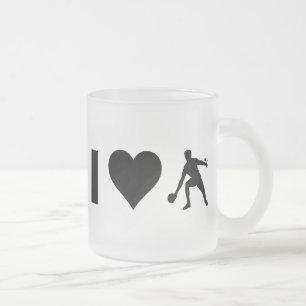 Taza De Cristal Esmerilado Amo ping-pong