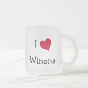 Taza De Cristal Esmerilado Amo Winona