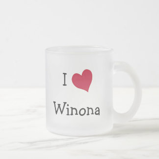 Taza De Cristal Esmerilado Amo Winona