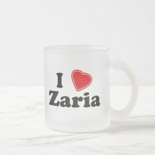 Taza De Cristal Esmerilado Amo Zaria