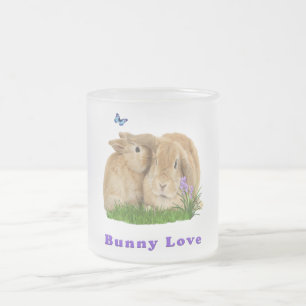 Taza De Cristal Esmerilado amor amoroso