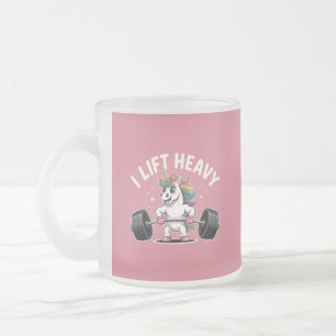 Taza De Cristal Esmerilado Amor de Gato Brillante