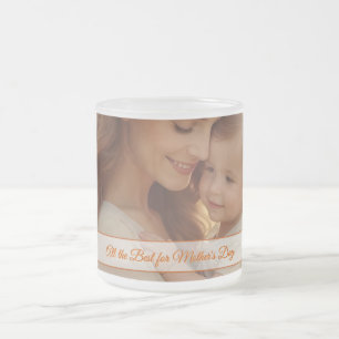 Taza De Cristal Esmerilado Amor del Día de la Madre – Un Momento de Pura Aleg