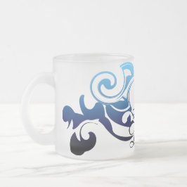 Taza De Cristal Esmerilado Amor del zorrillo