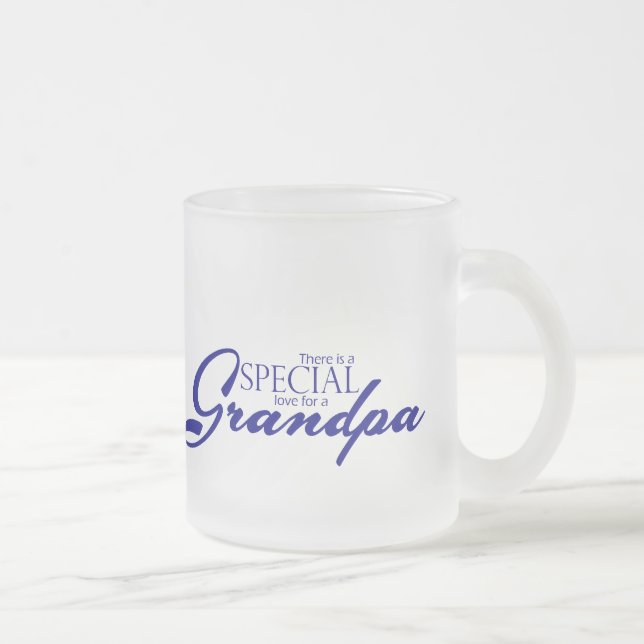 Taza De Cristal Esmerilado Amor especial para el abuelo (Derecha)