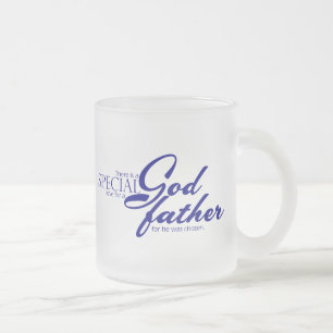 Taza De Cristal Esmerilado Amor especial para el padrino