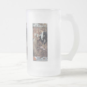 Taza De Cristal Esmerilado Amor romántico del hombre de la mujer del ligón 