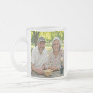 Taza De Cristal Esmerilado Añadir Personalizar de foto retirado