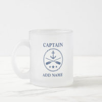 Anclaje y remos con nombre de capitán o barco