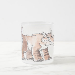 Taza De Cristal Esmerilado Andrewsarchus